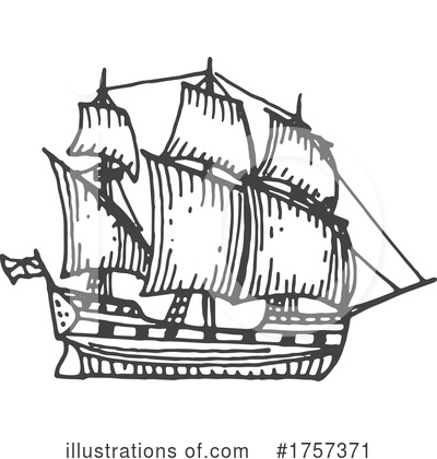 Royalty-Free (RF) Ship Clipart Illustration by Vector Tradition SM - Stock Sample #1757371