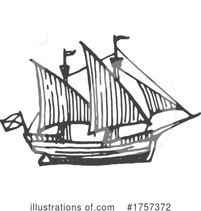 Royalty-Free (RF) Ship Clipart Illustration by Vector Tradition SM - Stock Sample #1757372