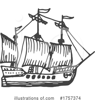 Royalty-Free (RF) Ship Clipart Illustration by Vector Tradition SM - Stock Sample #1757374