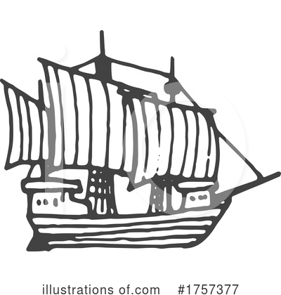 Royalty-Free (RF) Ship Clipart Illustration by Vector Tradition SM - Stock Sample #1757377
