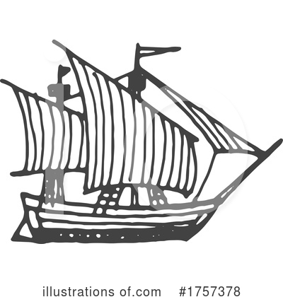 Royalty-Free (RF) Ship Clipart Illustration by Vector Tradition SM - Stock Sample #1757378