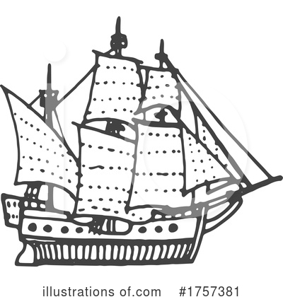 Royalty-Free (RF) Ship Clipart Illustration by Vector Tradition SM - Stock Sample #1757381