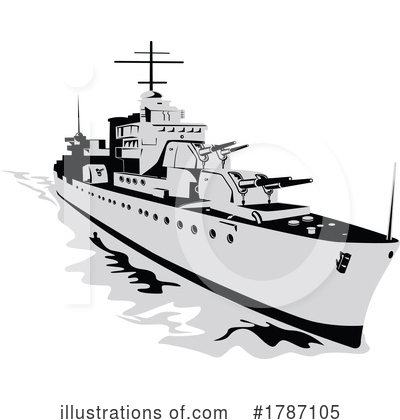 Royalty-Free (RF) Ship Clipart Illustration by patrimonio - Stock Sample #1787105