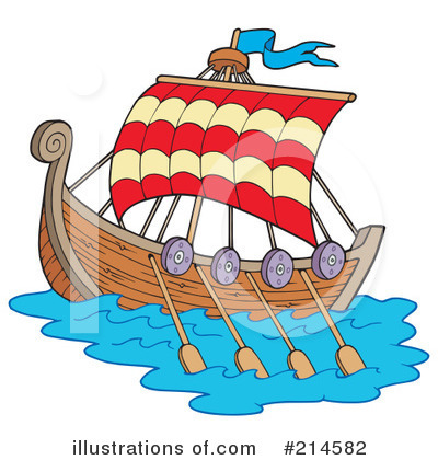 Royalty-Free (RF) Ship Clipart Illustration by visekart - Stock Sample #214582