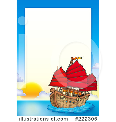 Royalty-Free (RF) Ship Clipart Illustration by visekart - Stock Sample #222306