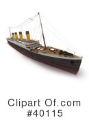 Ship Clipart #40115 by Frank Boston
