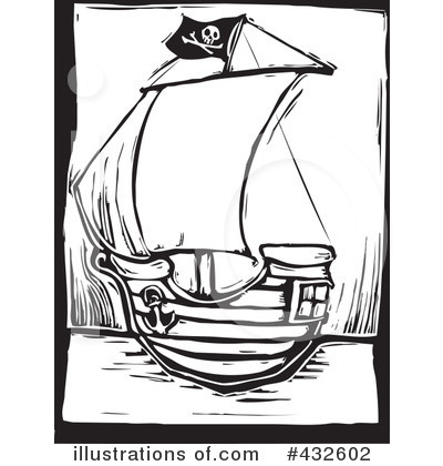 Royalty-Free (RF) Ship Clipart Illustration by xunantunich - Stock Sample #432602