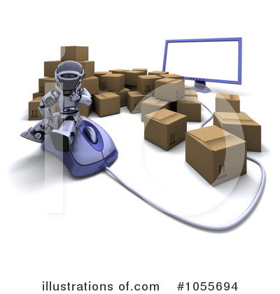Royalty-Free (RF) Shipping Clipart Illustration by KJ Pargeter - Stock Sample #1055694