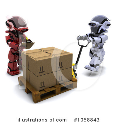 Royalty-Free (RF) Shipping Clipart Illustration by KJ Pargeter - Stock Sample #1058843