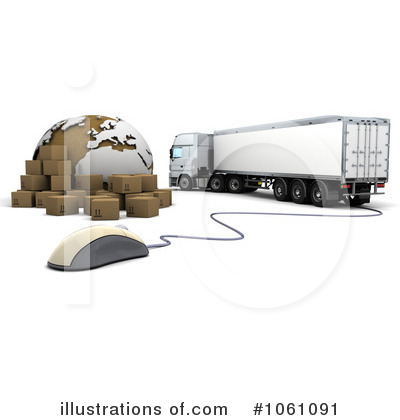 Royalty-Free (RF) Shipping Clipart Illustration by KJ Pargeter - Stock Sample #1061091