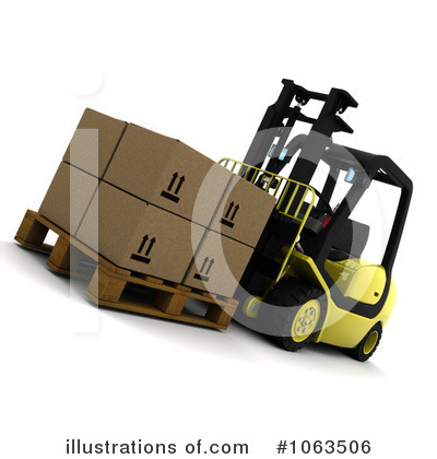 Fork Lift Clipart #1063506 by KJ Pargeter