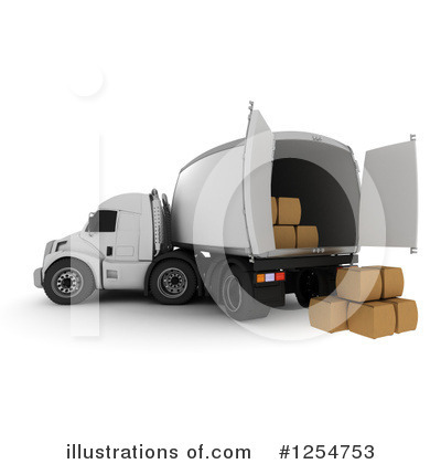 Royalty-Free (RF) Shipping Clipart Illustration by KJ Pargeter - Stock Sample #1254753