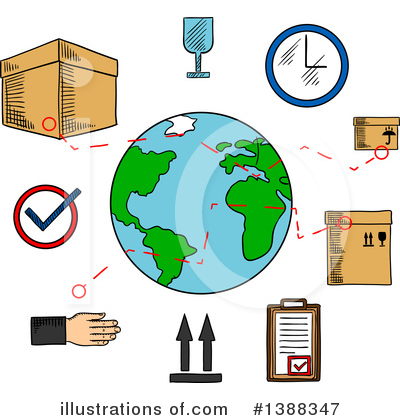 Royalty-Free (RF) Shipping Clipart Illustration by Vector Tradition SM - Stock Sample #1388347