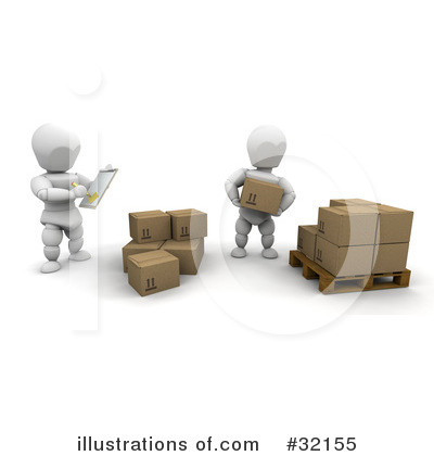 Royalty-Free (RF) Shipping Clipart Illustration by KJ Pargeter - Stock Sample #32155