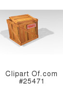Shipping Crate Clipart #25471 by KJ Pargeter