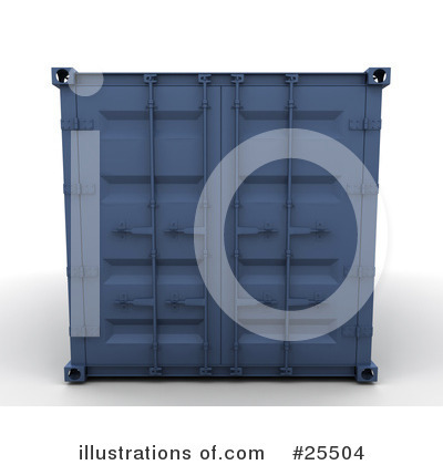 Royalty-Free (RF) Shipping Industry Clipart Illustration by KJ Pargeter - Stock Sample #25504