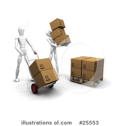 Royalty-Free (RF) Shipping Industry Clipart Illustration by KJ Pargeter - Stock Sample #25553
