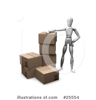 Royalty-Free (RF) Shipping Industry Clipart Illustration by KJ Pargeter - Stock Sample #25554