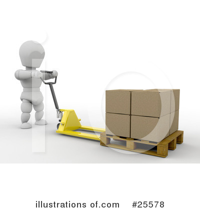 Pallet Truck Clipart #25578 by KJ Pargeter