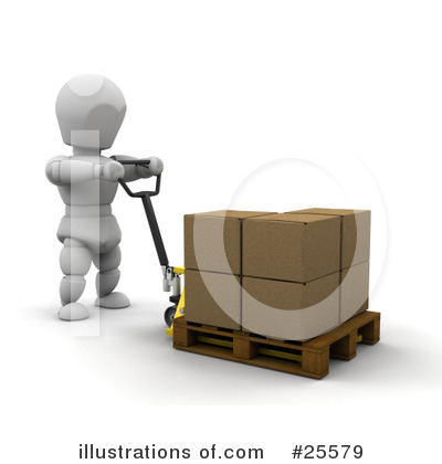 Pallet Truck Clipart #25579 by KJ Pargeter