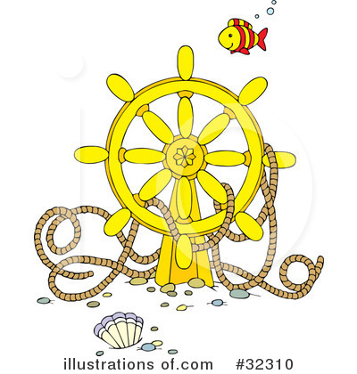 Royalty-Free (RF) Shipwreck Clipart Illustration by Alex Bannykh - Stock Sample #32310