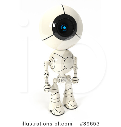 Robots Clipart #89653 by Leo Blanchette