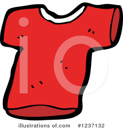 Royalty-Free (RF) Shirt Clipart Illustration by lineartestpilot - Stock Sample #1237132