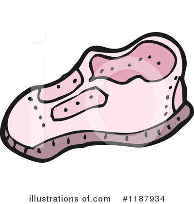 Royalty-Free (RF) Shoe Clipart Illustration by lineartestpilot - Stock Sample #1187934
