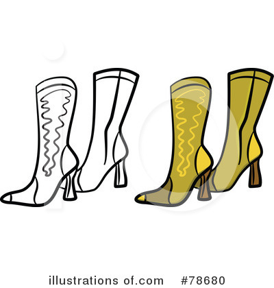 Royalty-Free (RF) Shoe Clipart Illustration by Prawny - Stock Sample #78680