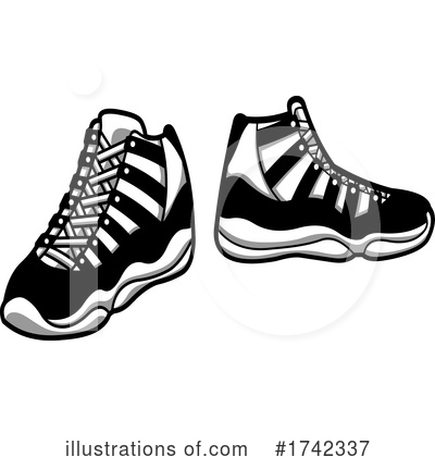 Royalty-Free (RF) Shoes Clipart Illustration by Hit Toon - Stock Sample #1742337