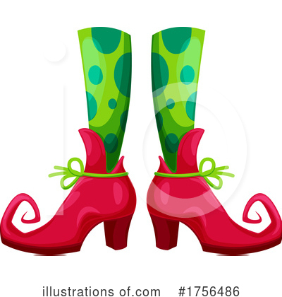Royalty-Free (RF) Shoes Clipart Illustration by Vector Tradition SM - Stock Sample #1756486