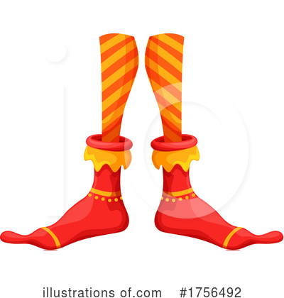 Royalty-Free (RF) Shoes Clipart Illustration by Vector Tradition SM - Stock Sample #1756492