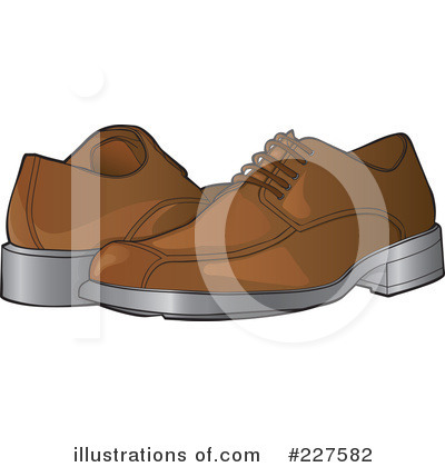 Royalty-Free (RF) Shoes Clipart Illustration by YUHAIZAN YUNUS - Stock Sample #227582