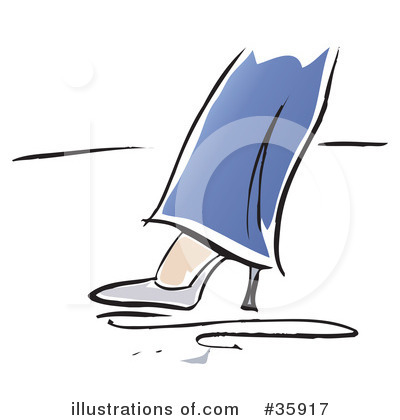 Royalty-Free (RF) Shoes Clipart Illustration by Lisa Arts - Stock Sample #35917