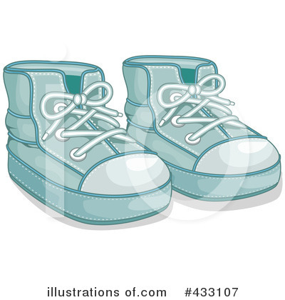 Baby Shoes Clipart #433107 by BNP Design Studio