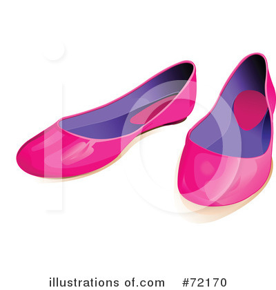 Royalty-Free (RF) Shoes Clipart Illustration by Pushkin - Stock Sample #72170