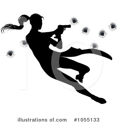 Gun Clipart #1055133 by AtStockIllustration