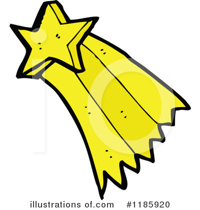 Royalty-Free (RF) Shooting Star Clipart Illustration by lineartestpilot - Stock Sample #1185920