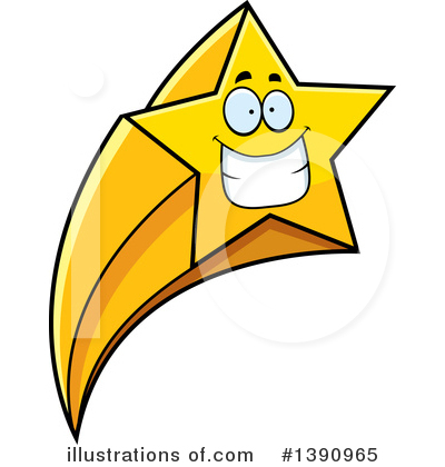 Shooting Star Clipart #1390965 by Cory Thoman
