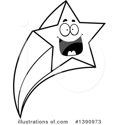 Shooting Star Clipart #1390973 by Cory Thoman