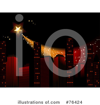 Royalty-Free (RF) Shooting Star Clipart Illustration by elaineitalia - Stock Sample #76424