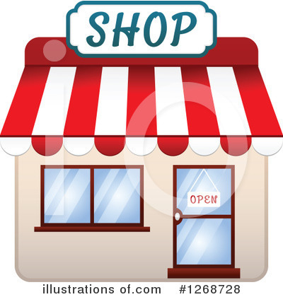 Royalty-Free (RF) Shop Clipart Illustration by Vector Tradition SM - Stock Sample #1268728