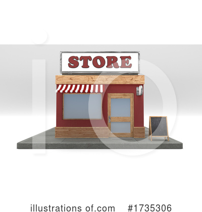 Store Clipart #1735306 by KJ Pargeter