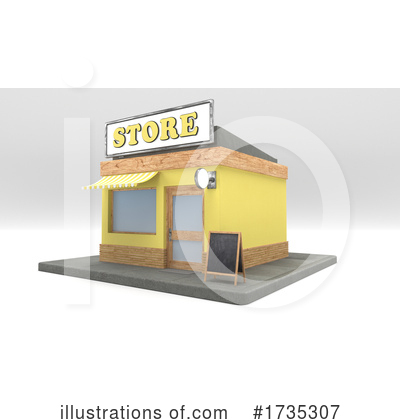 Store Clipart #1735307 by KJ Pargeter