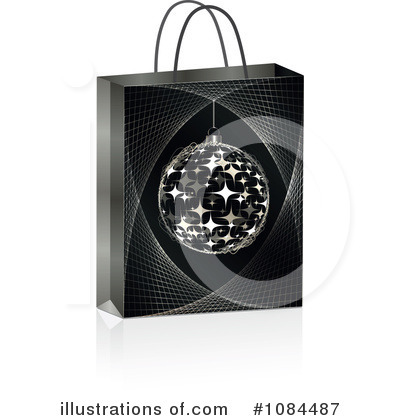 Royalty-Free (RF) Shopping Bag Clipart Illustration by Andrei Marincas - Stock Sample #1084487