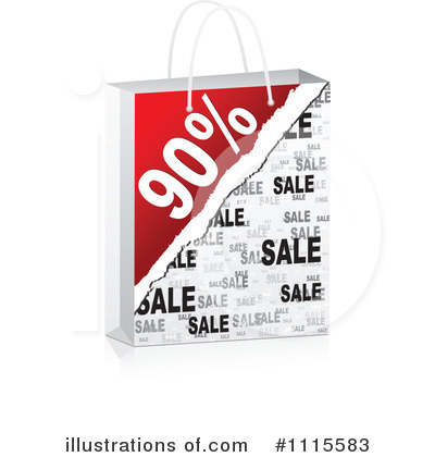 Royalty-Free (RF) Shopping Bag Clipart Illustration by Andrei Marincas - Stock Sample #1115583