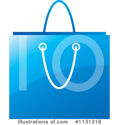 Royalty-Free (RF) Shopping Bag Clipart Illustration by Lal Perera - Stock Sample #1131316