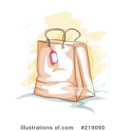Royalty-Free (RF) Shopping Bag Clipart Illustration by BNP Design Studio - Stock Sample #219090