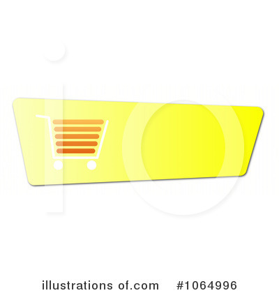 Royalty-Free (RF) Shopping Cart Button Clipart Illustration by oboy - Stock Sample #1064996