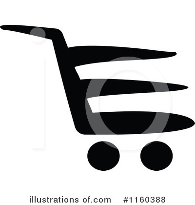 Royalty-Free (RF) Shopping Cart Clipart Illustration by Vector Tradition SM - Stock Sample #1160388